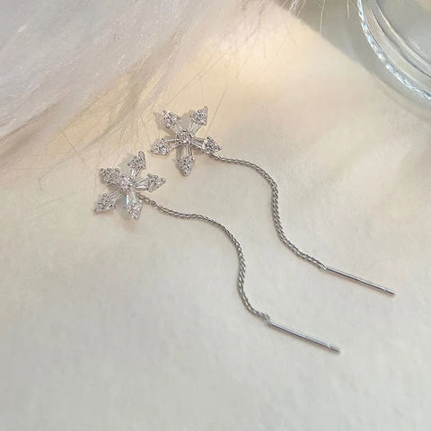 Trendy Long Wire Tassel Thread Chain Climb