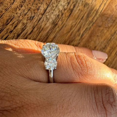 4 Carat Moissanite Ring