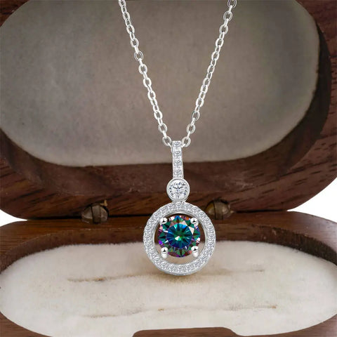 Luxury 1carat Moissanite Women's Necklace