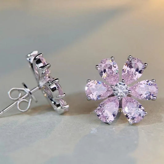 ELSIEUNEE Sparkling 925 Sterling Silver