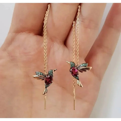 1 Pair New Fashion Little Bird