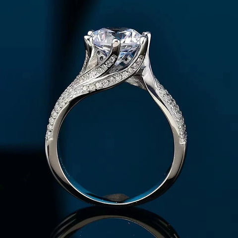 Serenity Day 5Ct Green Moissanite Ring