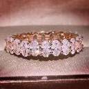 Zircon Oval Fashion Ring