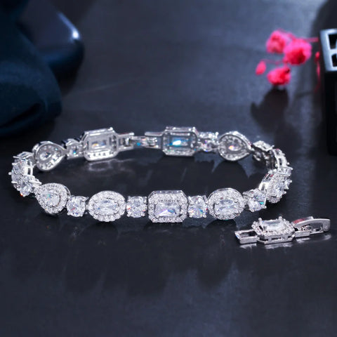 Three Graces Cubic Zirconia Bracelet