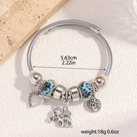 1 Women's Pan Family Style Elephant Peach Heart Life