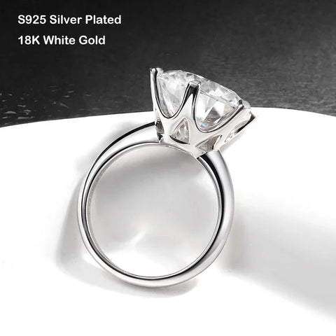 EWYA GRA Certified 0.5-10CT D Color Moissanite