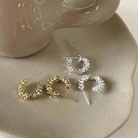C Shape Earrings