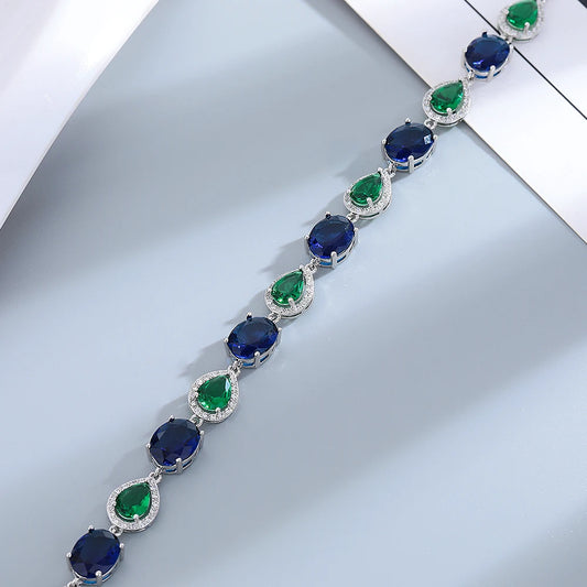 Amethyst Purple Zircon Tennis Bracelets