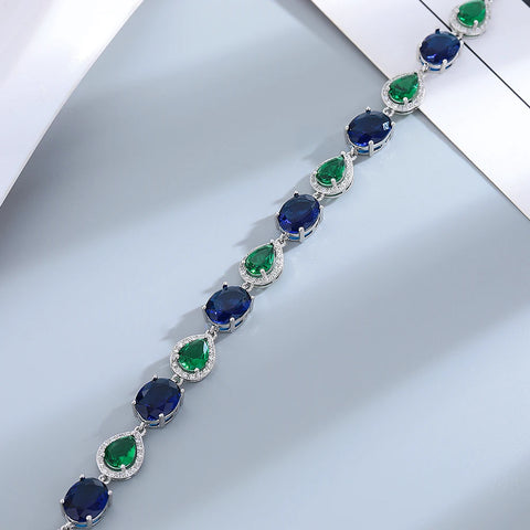 Amethyst Purple Zircon Tennis Bracelets