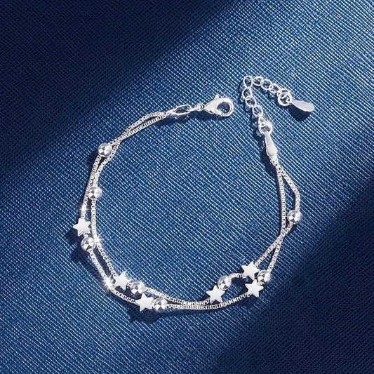 Double Layers Stars Beads Bracelets