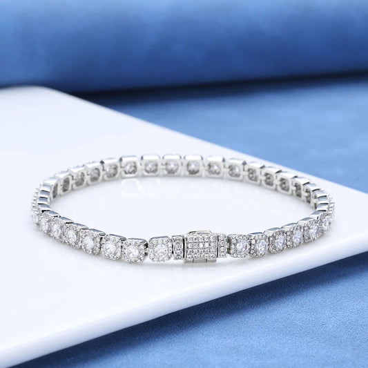 Customized 5mm Ice Tennis Bracelet
