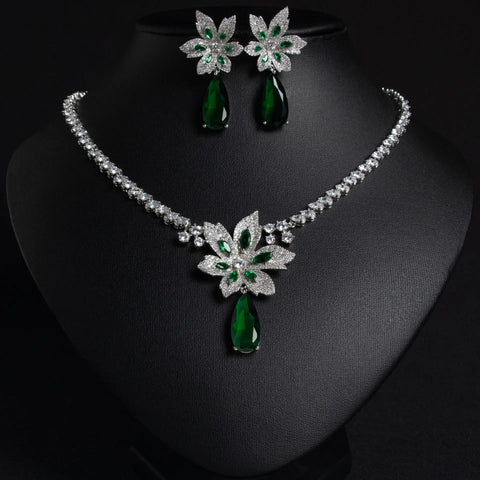 Vintage Original Maple Leaf Art Jewellery Necklace Earrings Adjustable Ladies Accessories Set Wedding Party Holiday Gift M-46