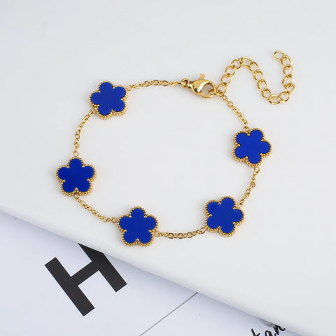 Five Leaf Plum Blossom Bracelet