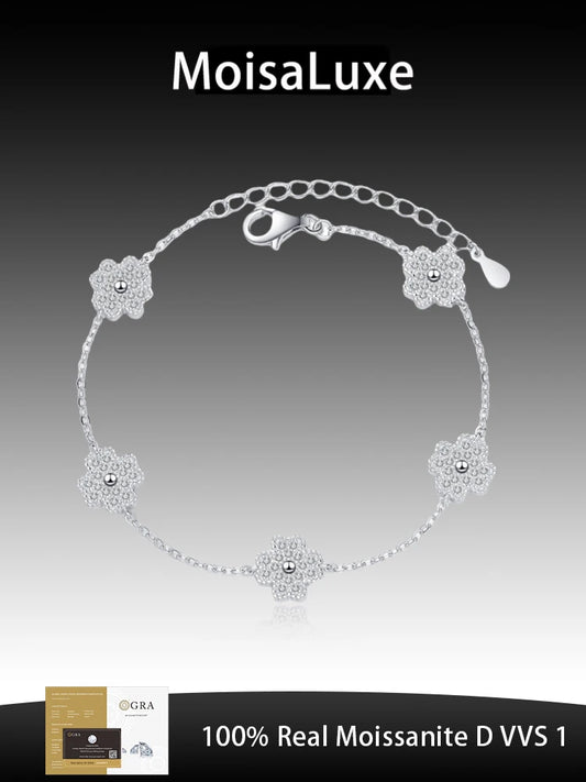 MoisaLuxe Official Store Moissanite Plata