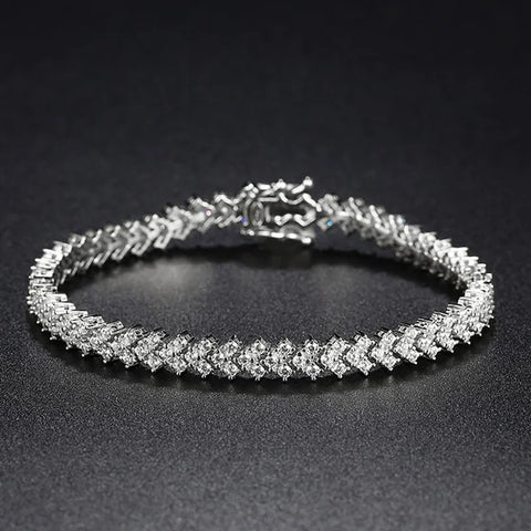 NeeTim Moissanite Tennis Bracelet