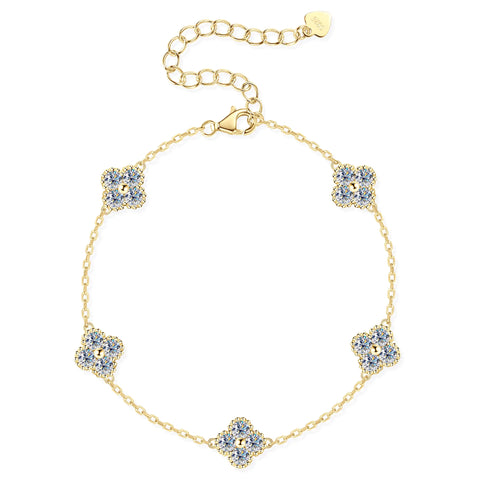 Sweetrain New 3mm Moissanite Bracelet