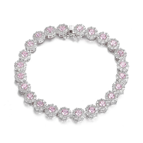 S925 Silver Zircon Tennis Bracelets
