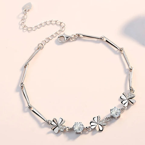 Classic leaf Moissanite Bracelet