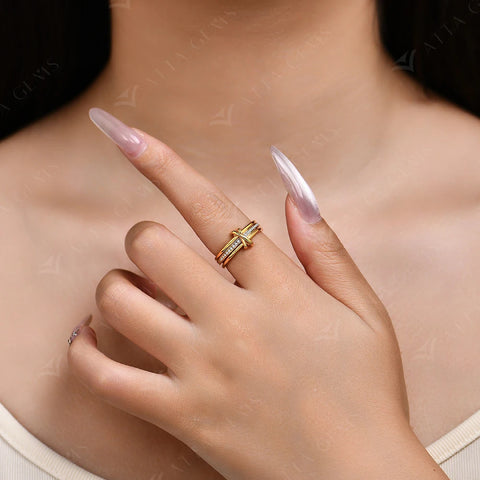 ATTAGEMS 2025 New Moissanite Ring