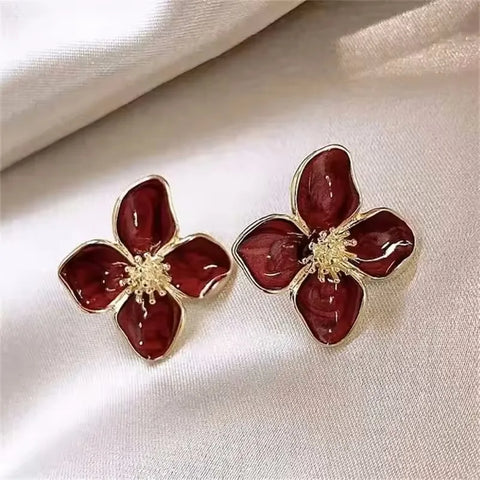 Light Luxury Zircon Stud Earrings