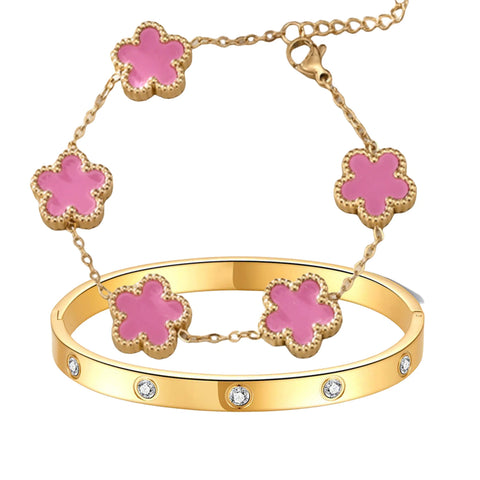 Stainless Steel Bracelet 316L Sparkle Jewelry