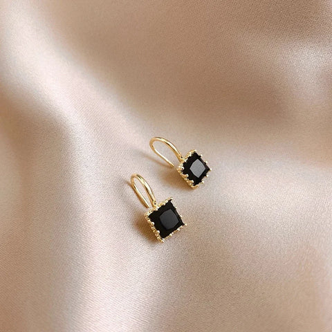Metal Love Earrings Goth Retro Aesthetic