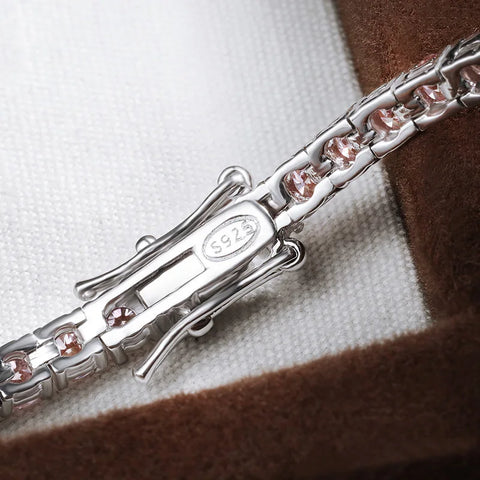 K.NOBSPIN Pink Moissanite Bracelet