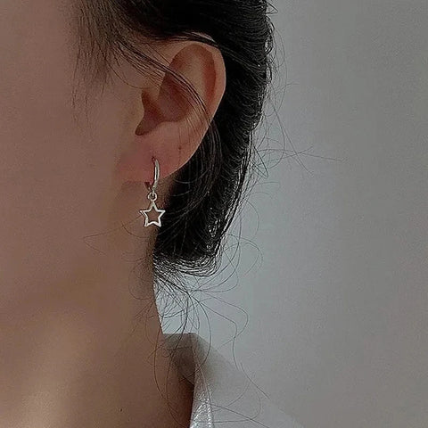 New Creative Star Hoop Earrings