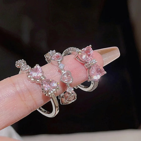 Fairy Sparkling Crown Rings