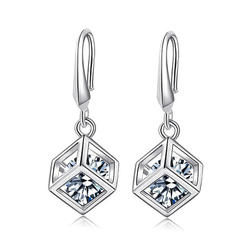 New 925 Sterling Silver Earrings AAA Zircon Earring