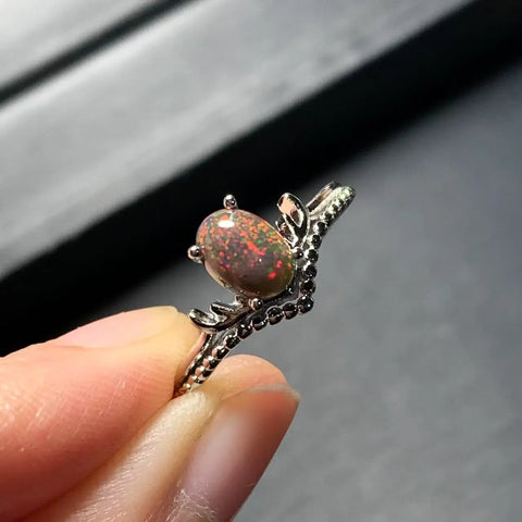 HEYYA STONE Natural Opal Ring