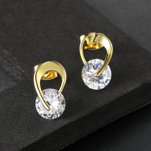 ZHOUYANG Stud Earring For Women Simple Style