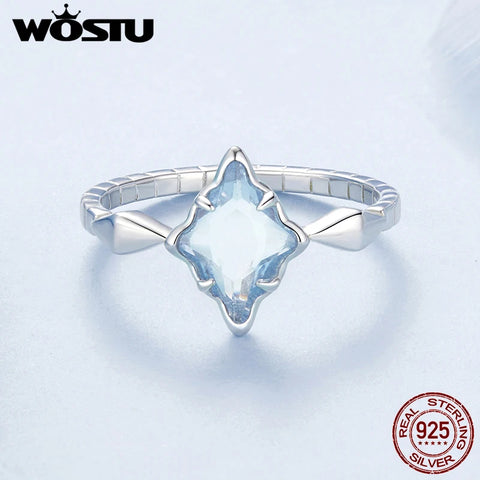 WOSTU 925 Sterling Silver  Ring