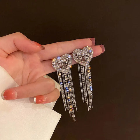 Butterfly Earrings For Women Sparkly Rhinestone
