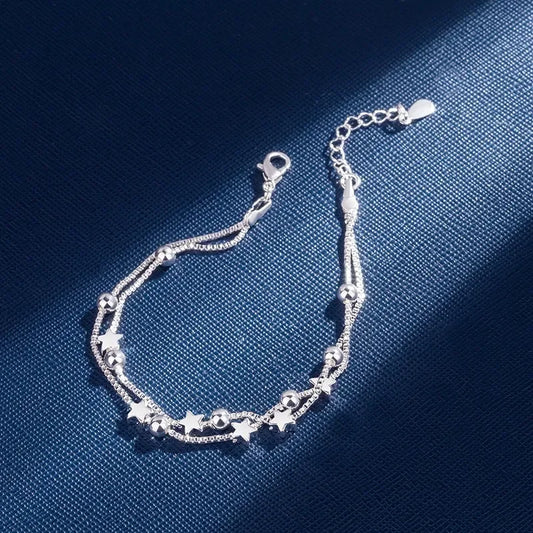 Double Layers Stars Beads Bracelets