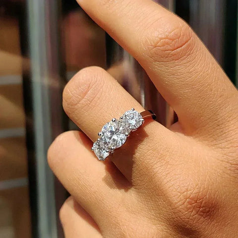 4 Carat Moissanite Ring