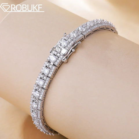Luxury 3mm Moissanite Tennis Bracelet