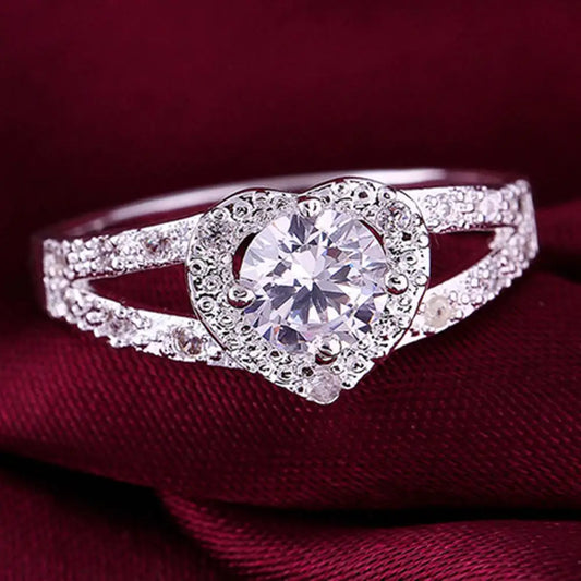 Women Wedding Rings 925 Sterling Silver