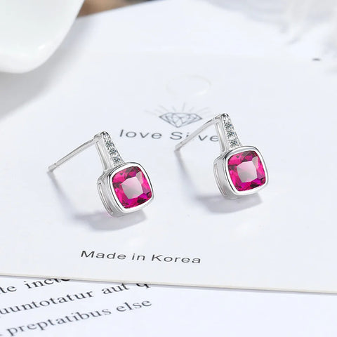 New 925 Sterling Silver Earrings AAA Zircon Earring