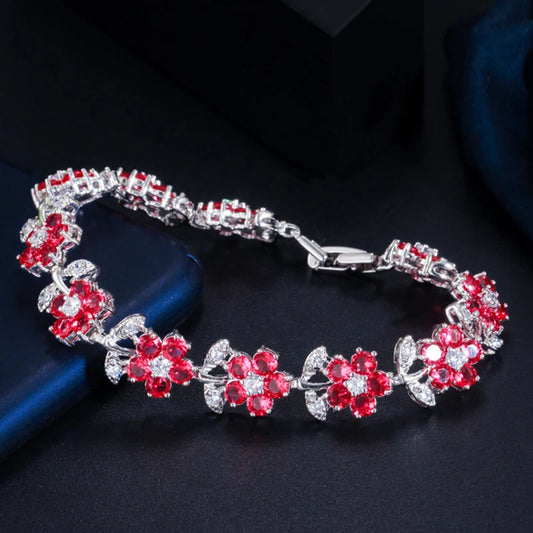 ThreeGraces Beautiful Light Blue Cubic Zirconia