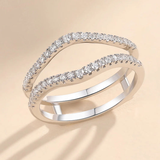 Newshe Full Moissanite 925 Sterling Silver