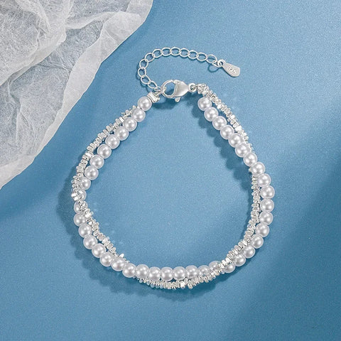Fine 925 Sterling Silver Lucky Beads Bracelets