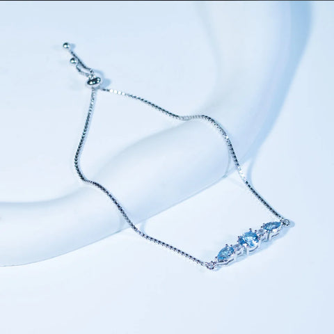 Bangle Blue Topaz Bracelet