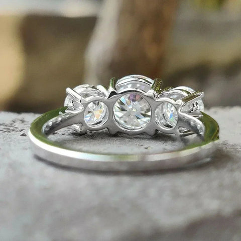 4 Carat Moissanite Ring