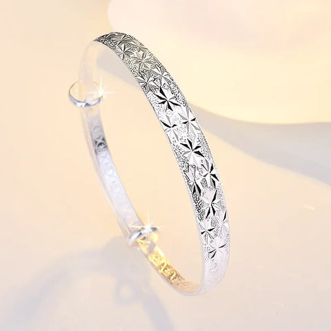 925 Silver Original Romantic Gypsophila Star Bangles