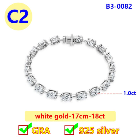 Special Moissanite Diamond Bracelet