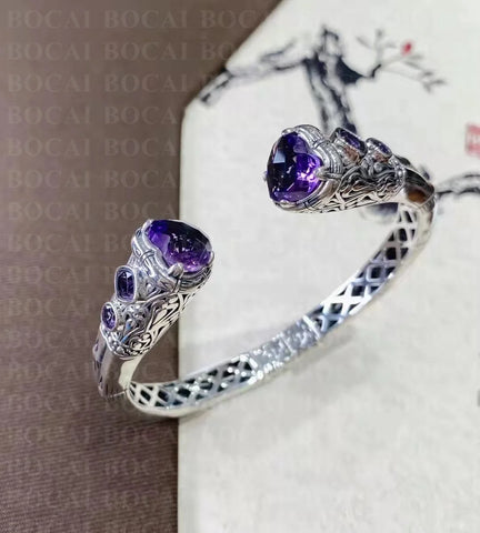 BOCAI S925 Sterling Silver Bracelets