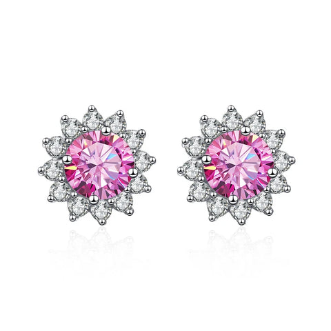 Butterflykiss 0.5 Carat D Color Moissanite Stud Earrings