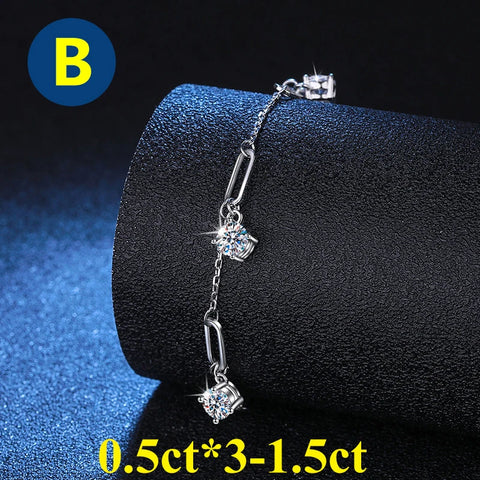 Fine Moissanite Bracelet