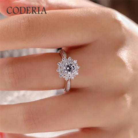 Real Pass Diamond Test 0.5 Carat Moissanite Ring